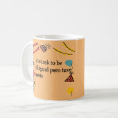 Ik ben tweetalig! Wat is uw supermacht? Koffiemok (Voorkant links)