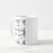 Ik ben u dankbaar koffiemok (Voorkant links)