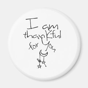 Ik ben u dankbaar magneet