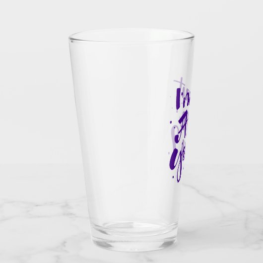 Ik ben uit, ben je? glas (Rechts)