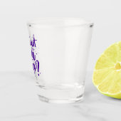 Ik ben uit, ben je? shot glas (Rechts)