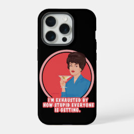 Ik ben uitgeput! iPhone 15 pro case