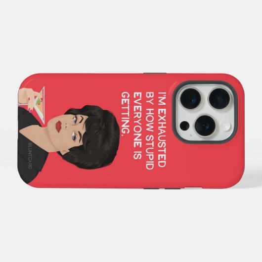 Ik ben uitgeput! iPhone hoesje (Achterkant horizontaal)