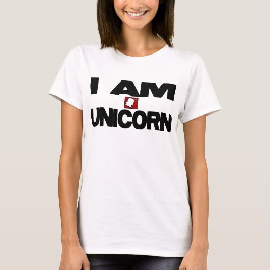 Ik ben Unicorn T-shirt (Voorkant)