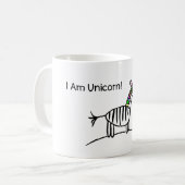 Ik ben Unicorn Zebra mok (Voorkant links)
