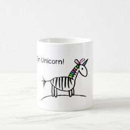 Ik ben Unicorn Zebra mok