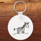 Ik ben Unicorn zebra sleutelhanger (Voorkant)