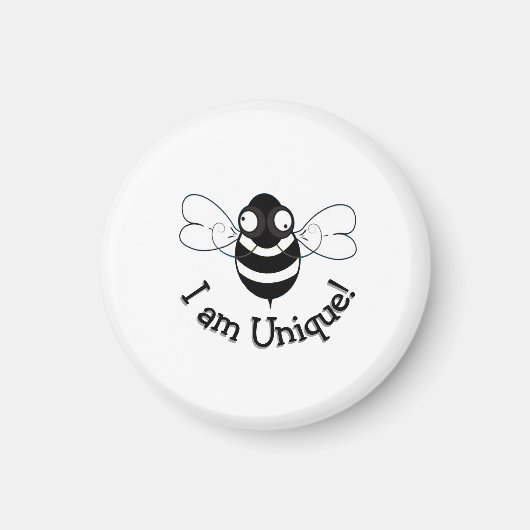 Ik ben uniek! Magneet (Voorkant)
