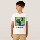 Ik ben uniek Peacock Kind Light T-shirt (Voorkant volledig)