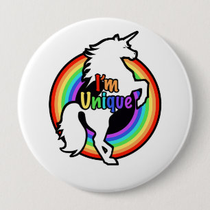 Ik ben uniek ronde button 4,0 cm