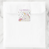 Ik ben UNIEK - Unicorn & Stars Stickers (Tas)