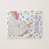 Ik ben UNIQUE - Unicorn Design Puzzle 8 x 10 inch Legpuzzel (Horizontaal)