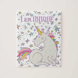 Ik ben UNIQUE - Unicorn Design Puzzle 8 x 10 inch Legpuzzel