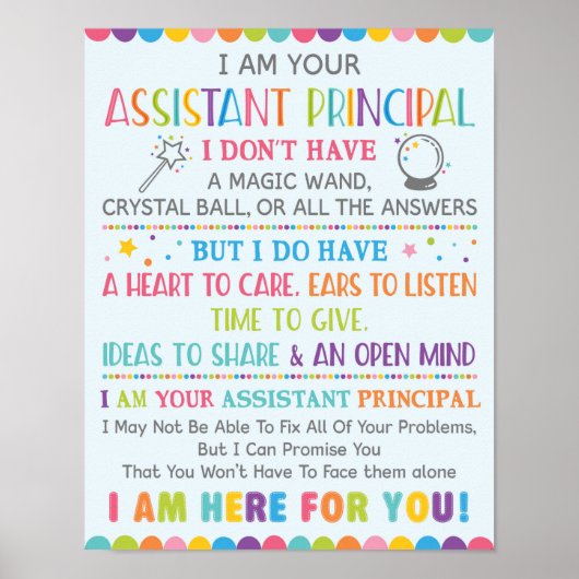 Ik ben uw assistent-hoofdPoster Poster (Voorkant)