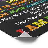 Ik ben uw assistent-hoofdPoster Poster (Hoek)