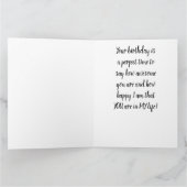 IK BEN 'UW BIRTHDAY' MIJN VRIENDKAART AAN HET BEVE KAART (Binnen)