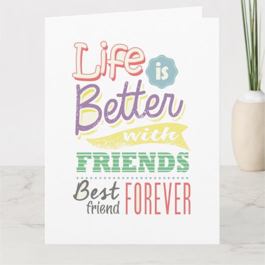 IK BEN 'UW BIRTHDAY' MIJN VRIENDKAART AAN HET BEVE KAART (Voorkant)