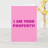 IK BEN UW EIGENDOM KAART (Gele Bloem)