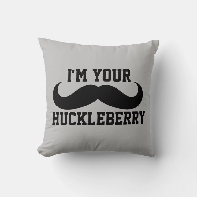 IK BEN UW HUCKLEBERRY-SIERKUSSENNEN KUSSEN (Voorkant)