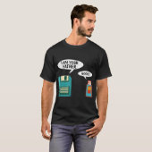 Ik ben uw vader USB diskettestation IT Computer Ge T-shirt (Voorkant volledig)