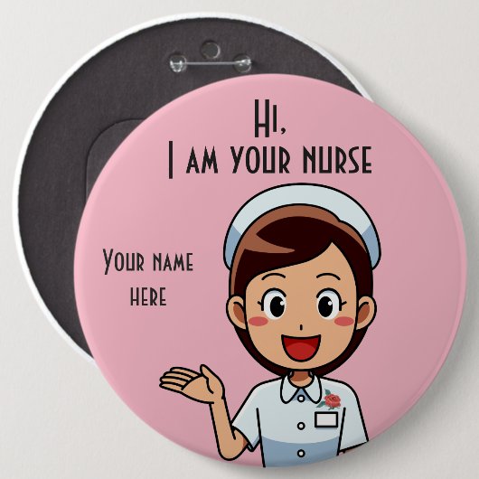 Ik ben uw verpleegkolossaal, 6-inch Button (Voorkant /achterkant)