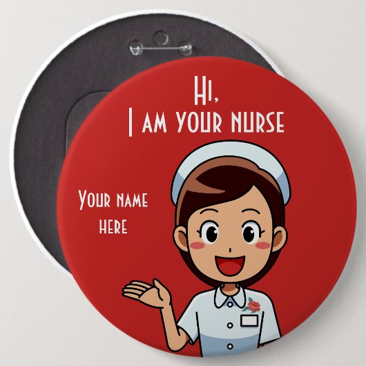 Ik ben uw verpleegkolossaal, 6-inch Button (Voorkant /achterkant)