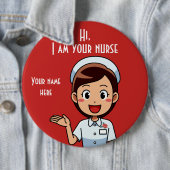 Ik ben uw verpleegkolossaal, 6-inch Button (In situ)