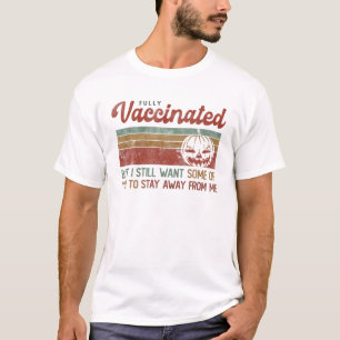 Ik ben VACCINATED Jack O Lantern wil nog steeds we T-shirt