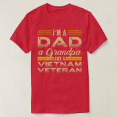 Ik ben vader a opa en Vietnam veteraan T-shirt (Design voorkant)