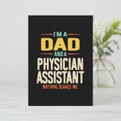 Ik ben vader en assistent van de arts kaart (Staand voorkant)