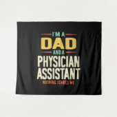 Ik ben vader en assistent van de arts wandkleed (Voorkant (horizontaal))
