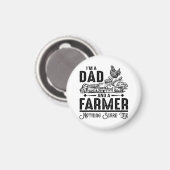 Ik ben vader en boer. | Landbouw Magneet (Voorkant / Achterkant)