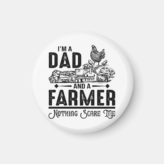 Ik ben vader en boer. | Landbouw Magneet (Voorkant)
