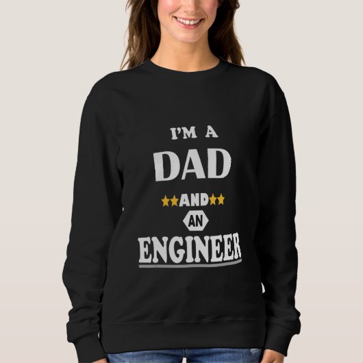 Ik ben vader en ingenieur trui (Voorkant)