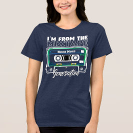 Ik ben van de Mixtape Generation (House muziek) Tr Tri-Blend Shirt