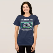 Ik ben van de Mixtape Generation (House muziek) Tr Tri-Blend Shirt (Voorkant volledig)