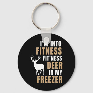 Ik ben van fitness herten vriezer grappige herten sleutelhanger