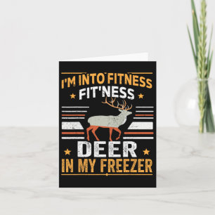 Ik ben van fitness herten vriezer grappige vader H Kaart