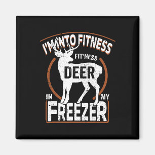 Ik ben van fitness herten vriezer grappige vader H Magneet