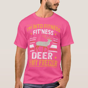 Ik ben van fitness herten vriezer grappige vader H T-shirt
