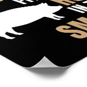 Ik ben van fitness hog bbq roker rooster grappig v poster (Hoek)