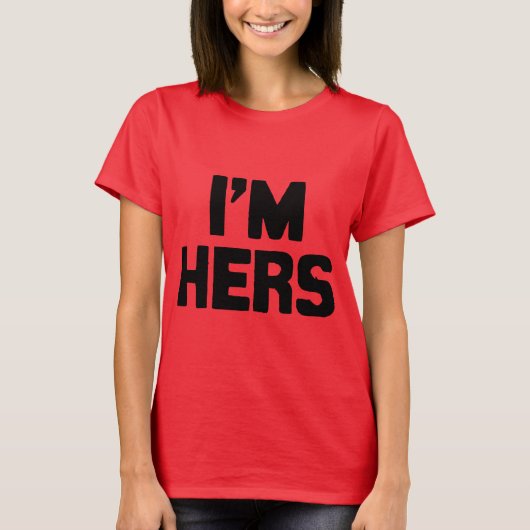 IK BEN VAN HAAR T-SHIRT (Voorkant)