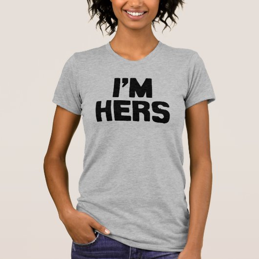 IK BEN VAN HAAR T-SHIRT (Voorkant)