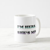 Ik ben van haar Ze is van mij Koffiemok (Voorkant rechts)