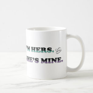 Ik ben van haar Ze is van mij Koffiemok