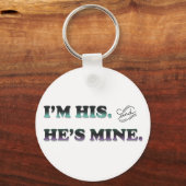 Ik ben van hem en hij is van mij sleutelhanger (Voorkant)