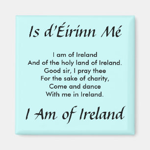 Ik ben van Ierland Magnet