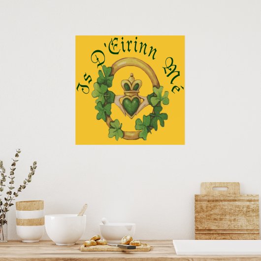 Ik ben van Ierland Poster (Keuken)