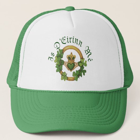 Ik ben van Ierland Trucker Pet (Voorkant)