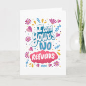 Ik ben van jou, geen restitutie kaart (Voorkant)